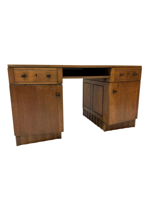 Art Deco Amsterdamse School Desk by Hildo Krop for Gebroeders Monsieur Steenwijk